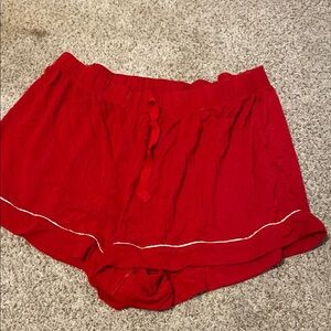 Red Lounge Shorts
